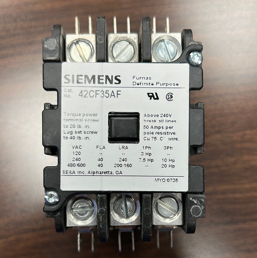 Contactor, Furnas 50A/110V