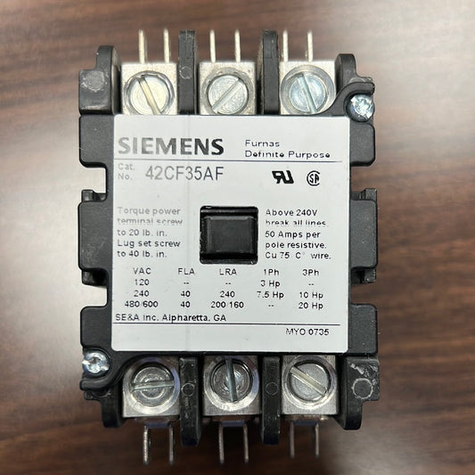 Contactor, Furnas 50A/110V